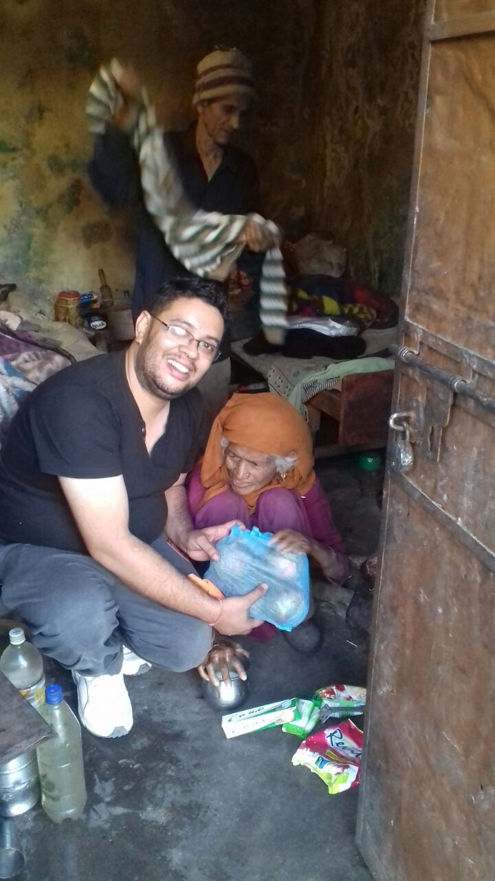We Donate food to these people.
