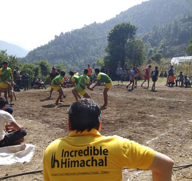 Kabbadi Tournament organized by Incredible Himachal